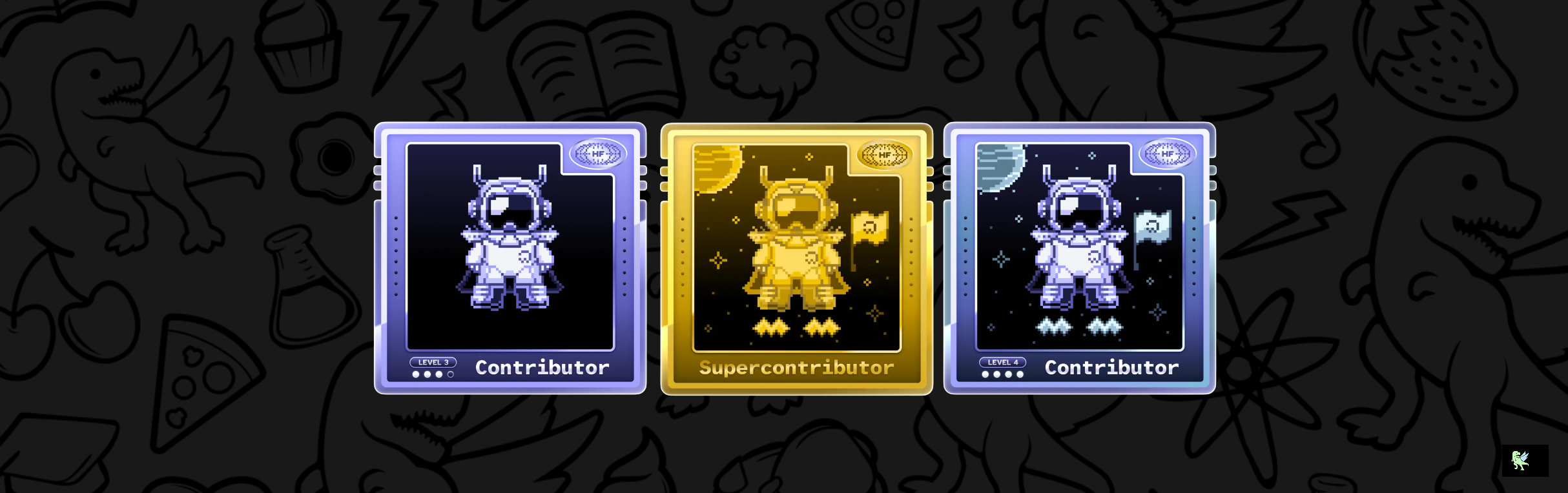 An image of @lory24's Holopin badges, which is a link to view their full Holopin profile