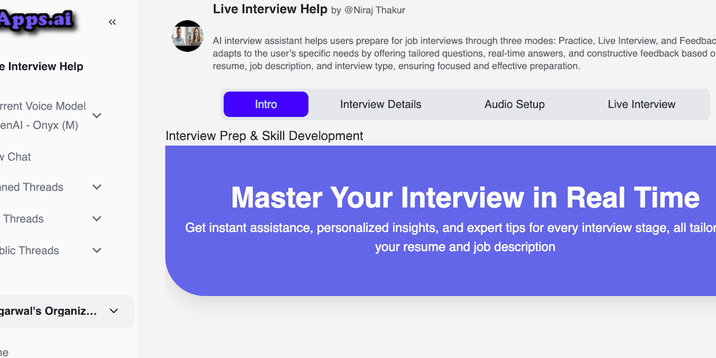 Live Interview Help