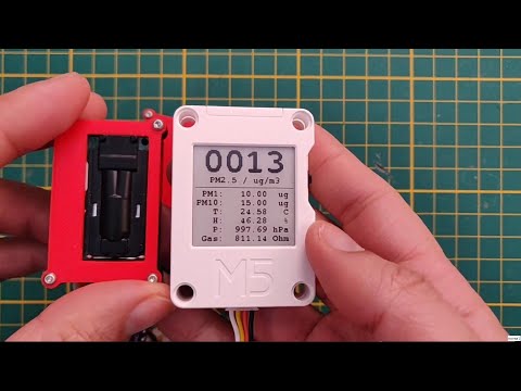 CanAirIO Sensors Lib DEMO with M5CoreInk