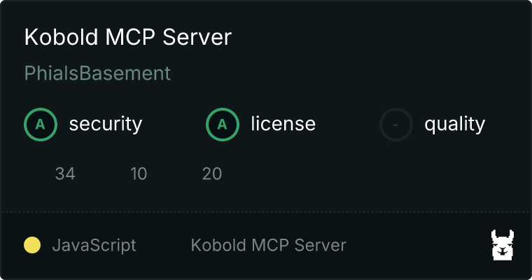 Kobold Server MCP server