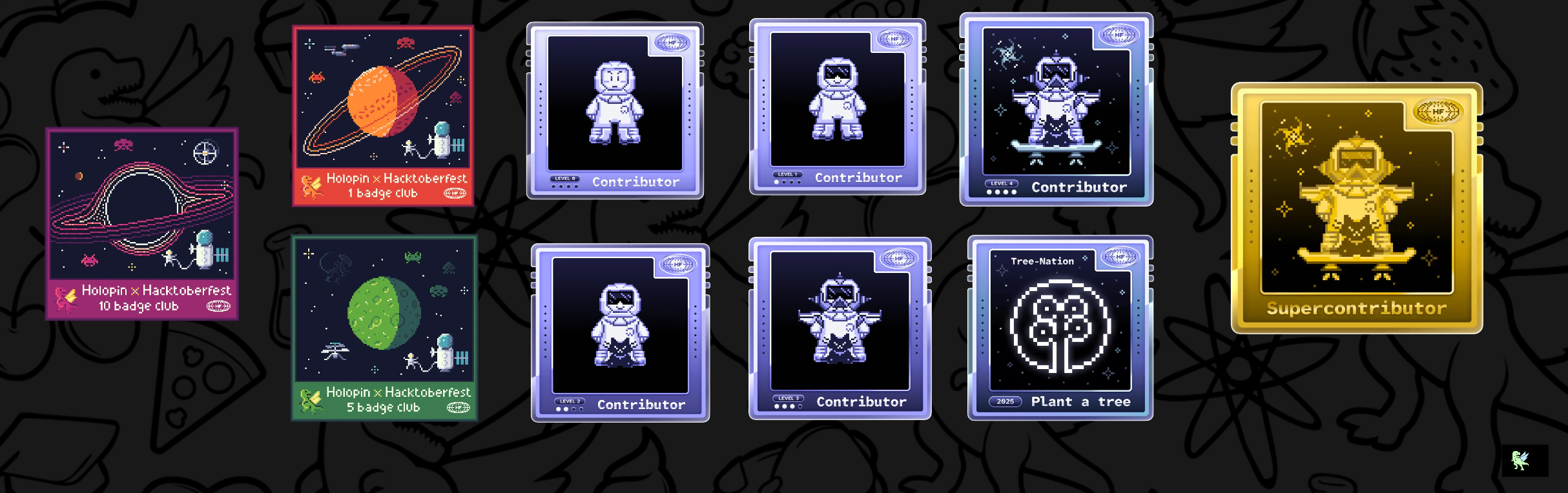 An image of @obiwan04kanobi's Holopin badges, which is a link to view their full Holopin profile