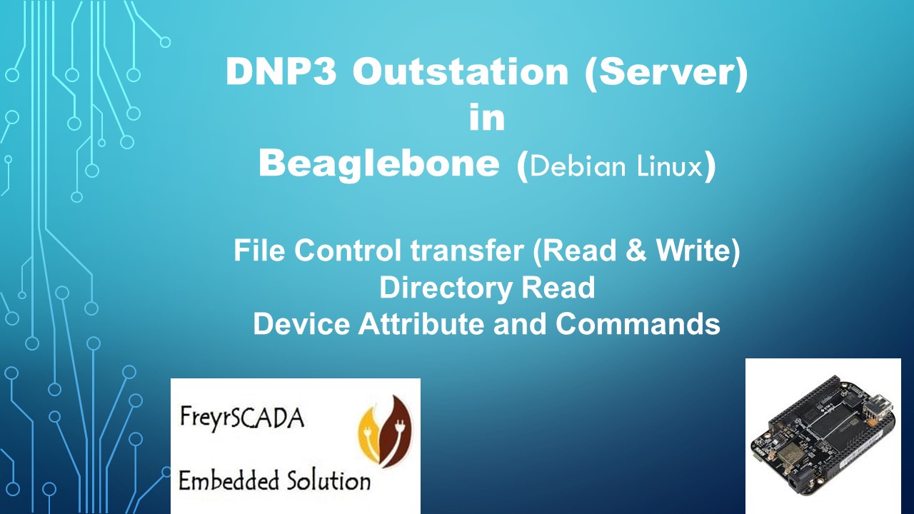 DNP3 Outstation (Server) in Beaglebone Arm Linux