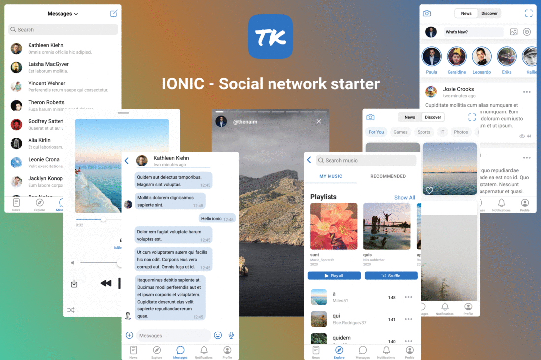 ionic-tk-social-network