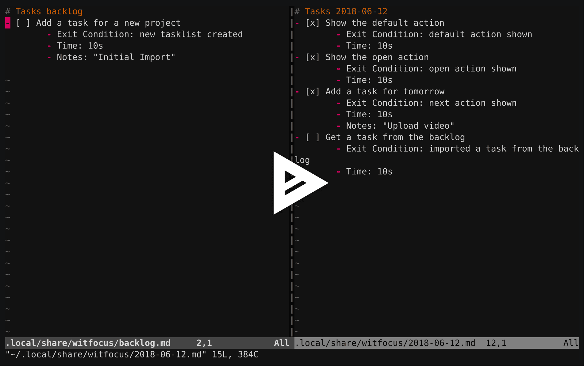 asciicast