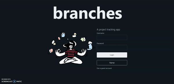 Branches web app