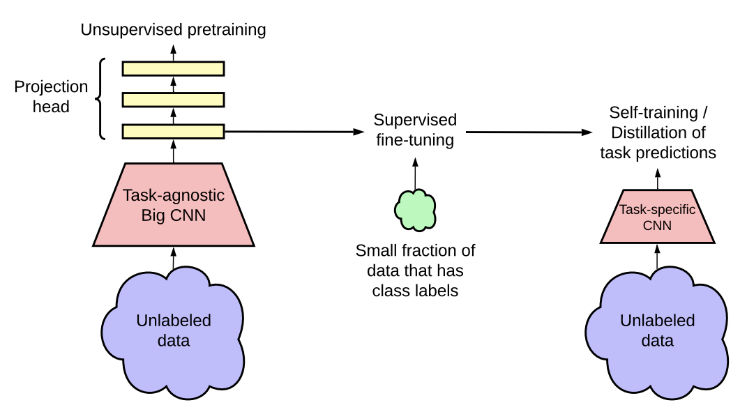 SimCLRv2 Architecture