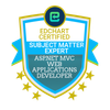 Edchart Certified ASP.NET MVC Web Developer Subject Matter Expert