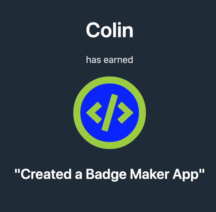 Badge Maker