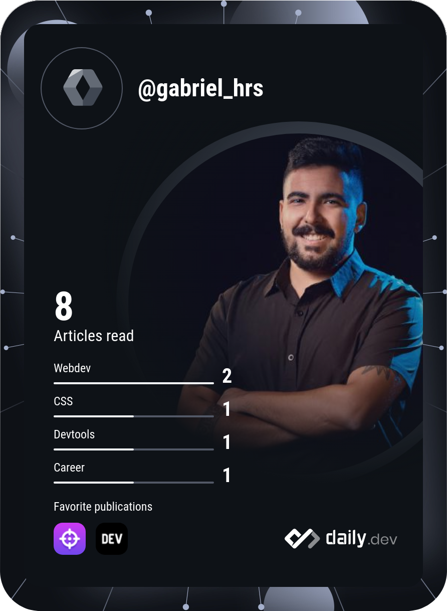 Gabriel Henrique's Dev Card