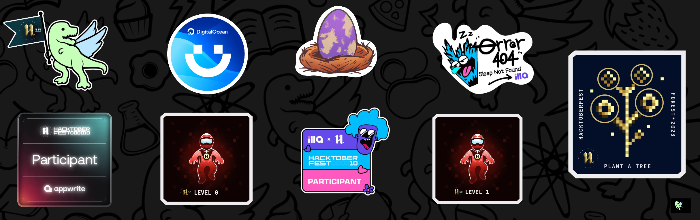 An image of @sanjeewa999's Holopin badges, which is a link to view their full Holopin profile