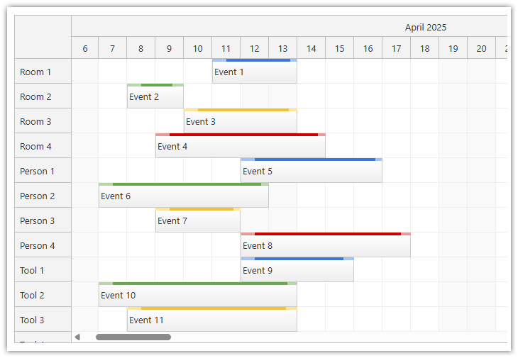 JavaScript Scheduler Demo