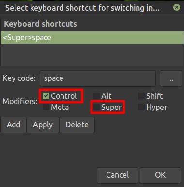 Shortcut Key Fix