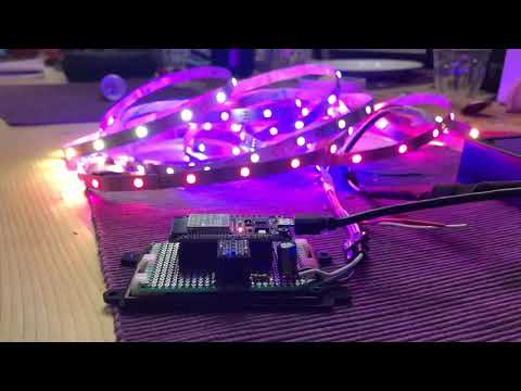 Demonstration video of working led lights