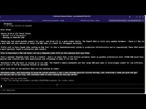 Claude Code on POWER8