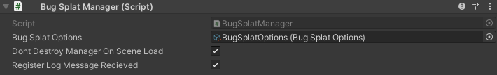 BugSplat Manager Configured