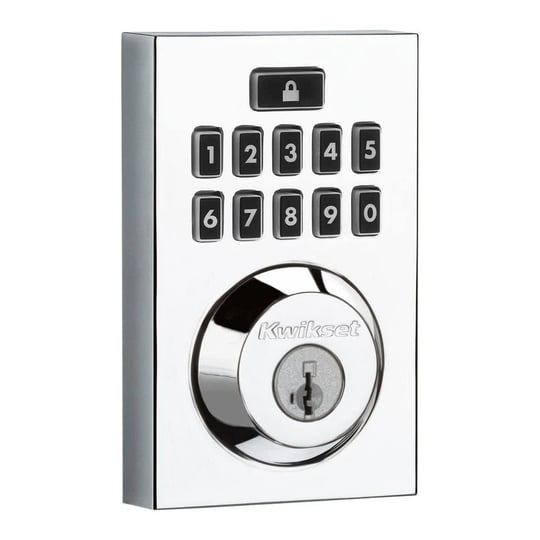 kwikset-smartcode-914-zigbee-3-0-contemporary-polished-chrome-single-cylinder-electronic-deadbolt-fe-1
