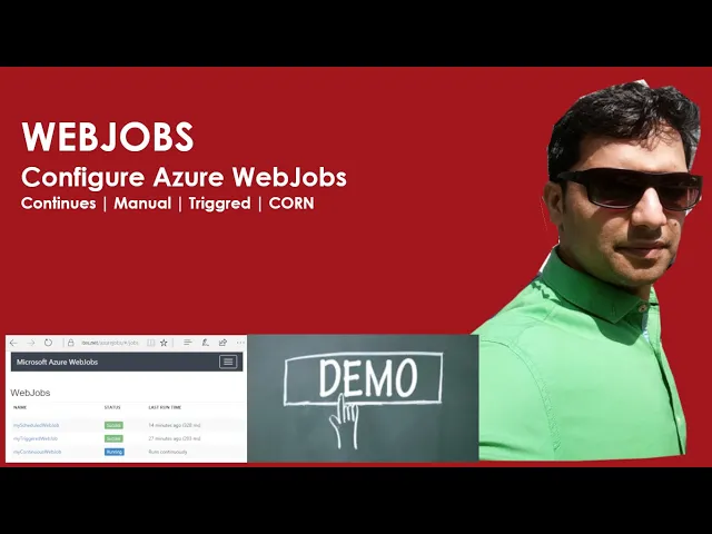 (5/7) WebJobs: Configure Azure WebJobs