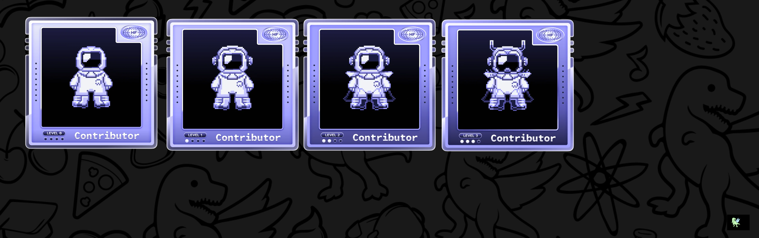 An image of @krushndayshmookh's Holopin badges, which is a link to view their full Holopin profile