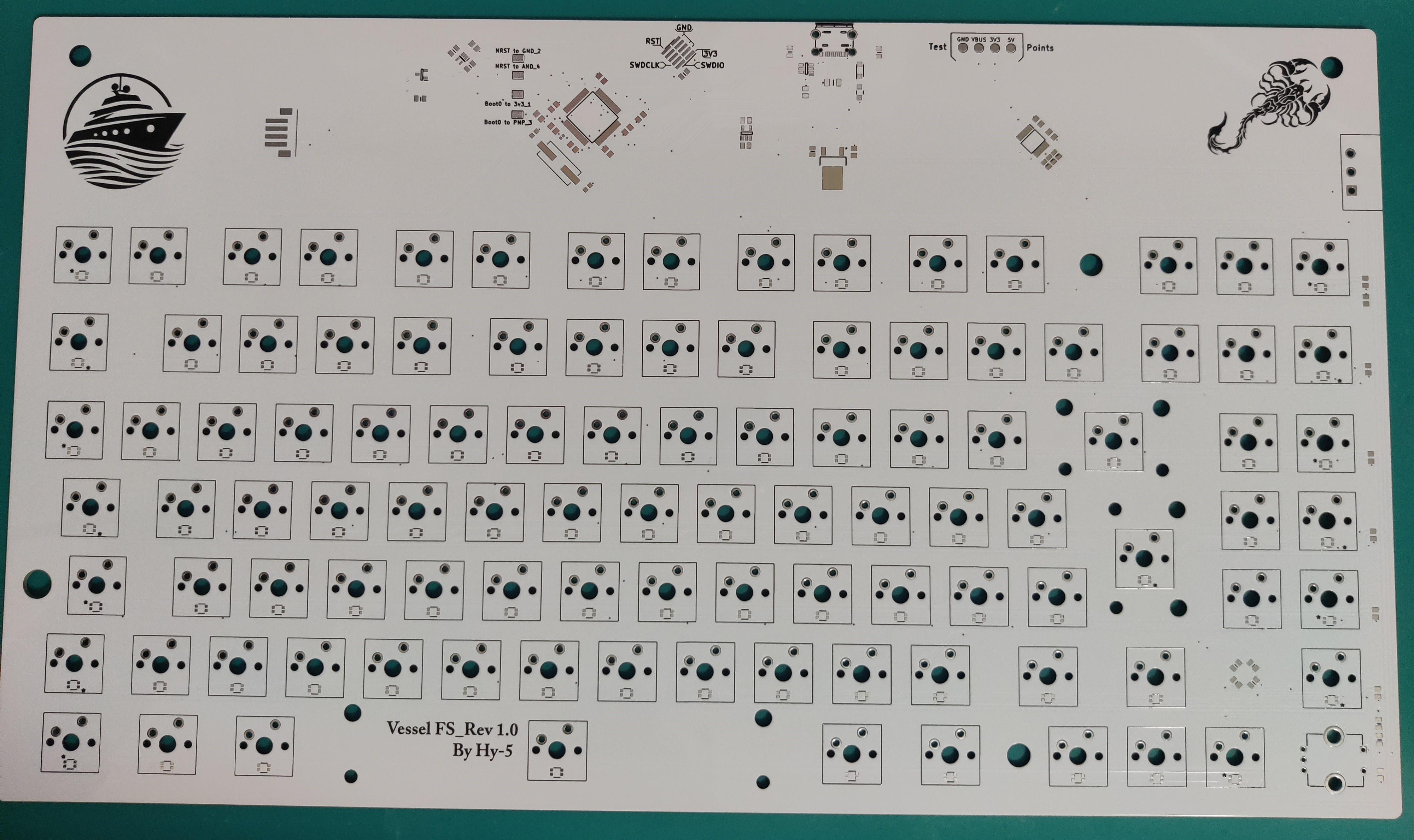 PCB before soldering