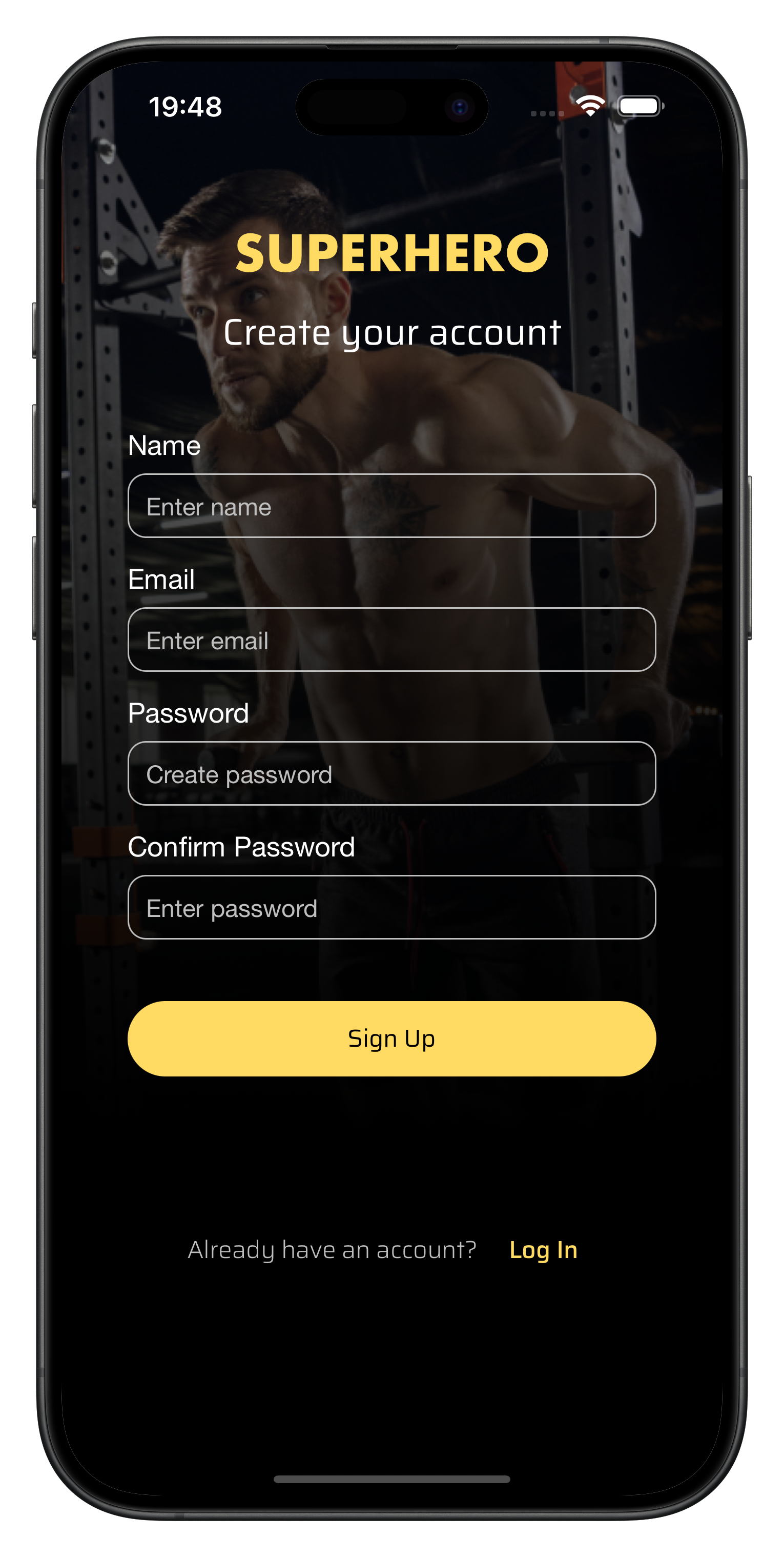 Signup Screen