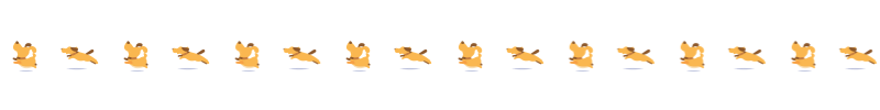 cartoon dogs running