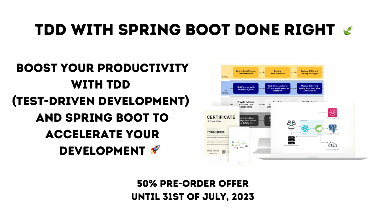 Spring Boot TDD Online Course