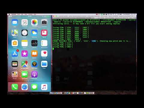 Bruteforcing a voicemail PIN with voicemailcracker