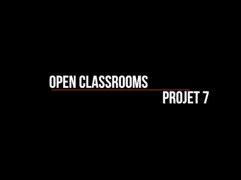 OpenClassrooms Projet 7