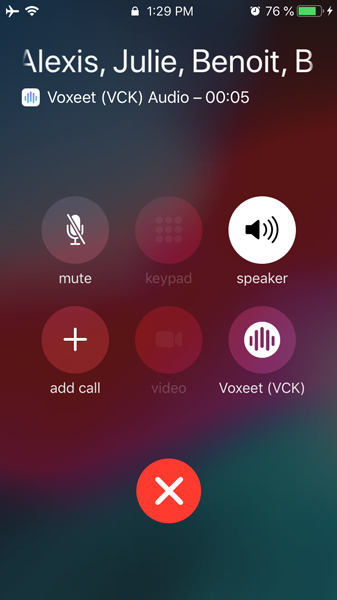 CallKit in call