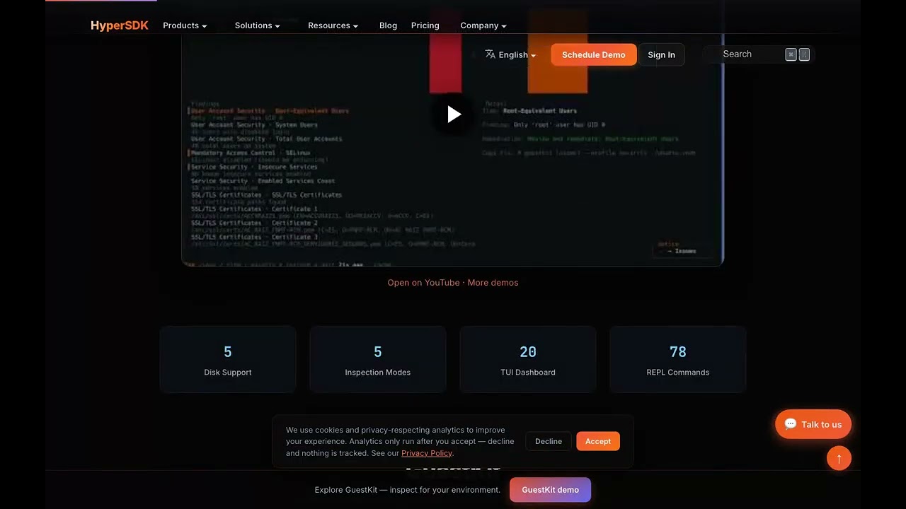 Direct journey of zyvor.dev/guestkit