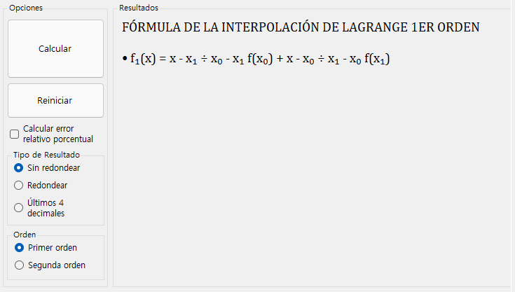 Polinomios de Lagrange