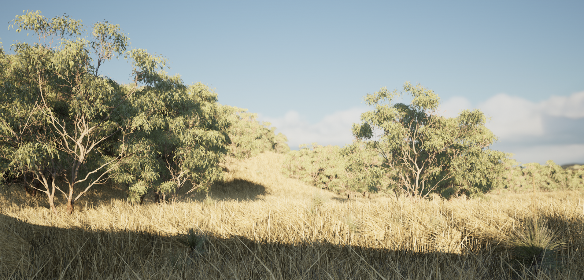 Procedural foliage result