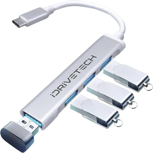 usb-c-hub-multiport-adapter-idrivetech-4-in-1-usb-type-c-to-4-usb-3-0-compatible-with-macbook-and-us-1