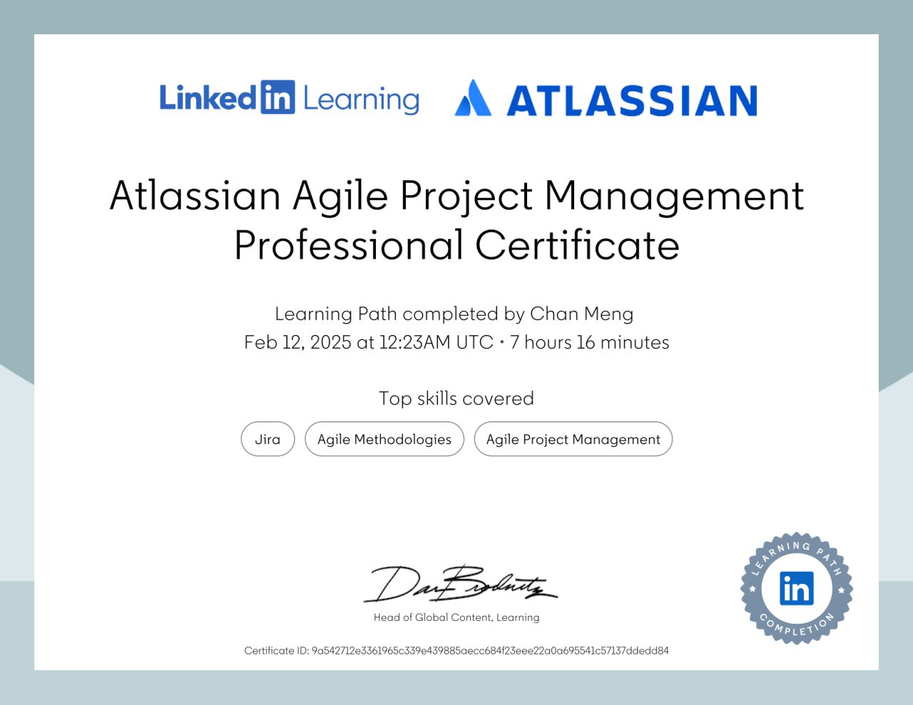 Atlassian Agile Project Management Professional Certificate