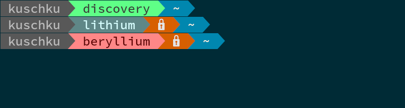 Preview of the colorized hostname feature