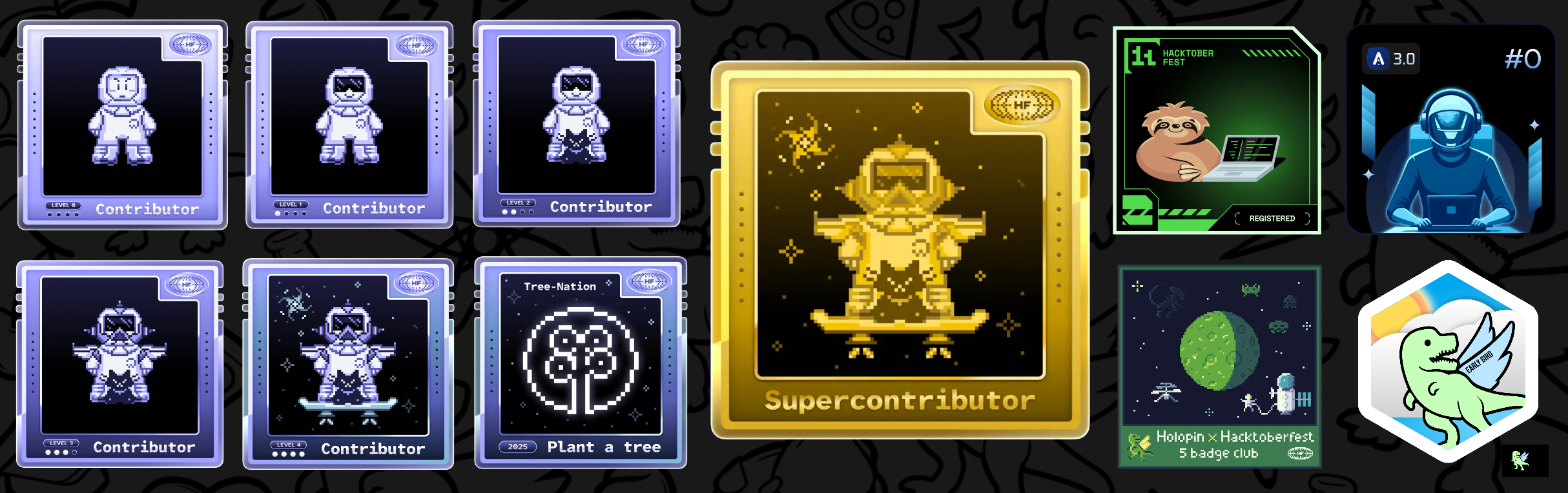 An image of @kris2005mehra's Holopin badges, which is a link to view their full Holopin profile