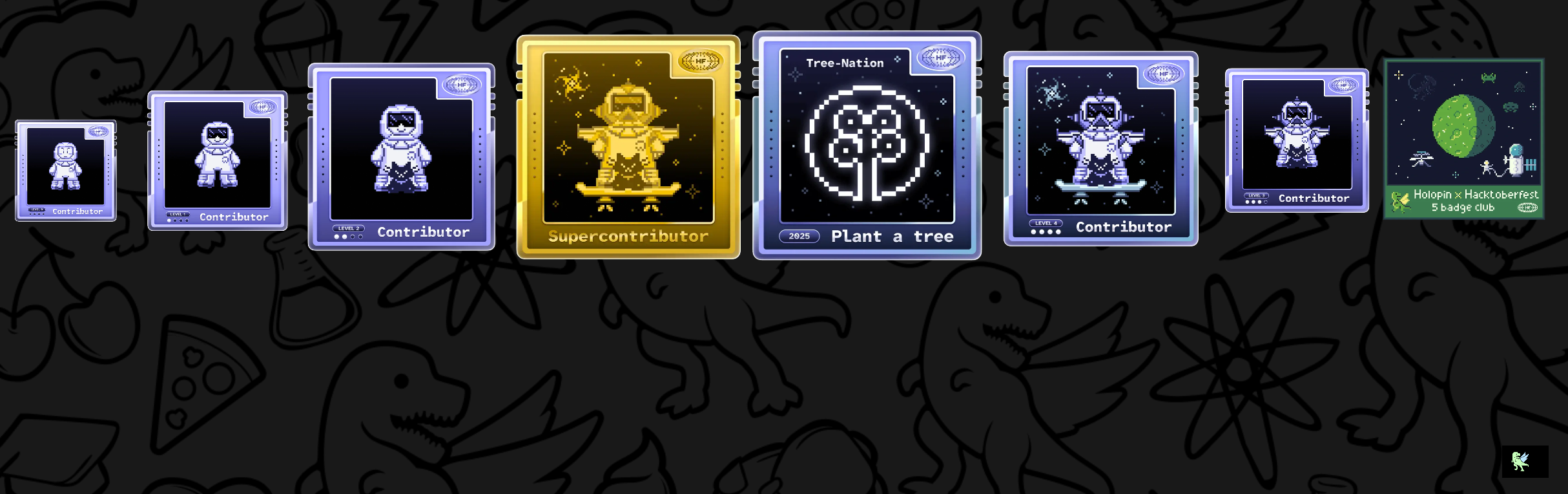 An image of @vetri78640's Holopin badges, which is a link to view their full Holopin profile