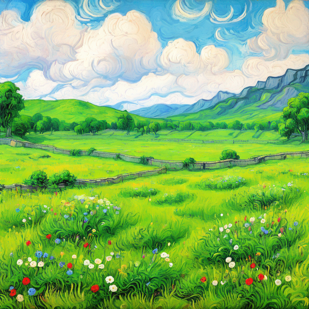 a beautiful meadow