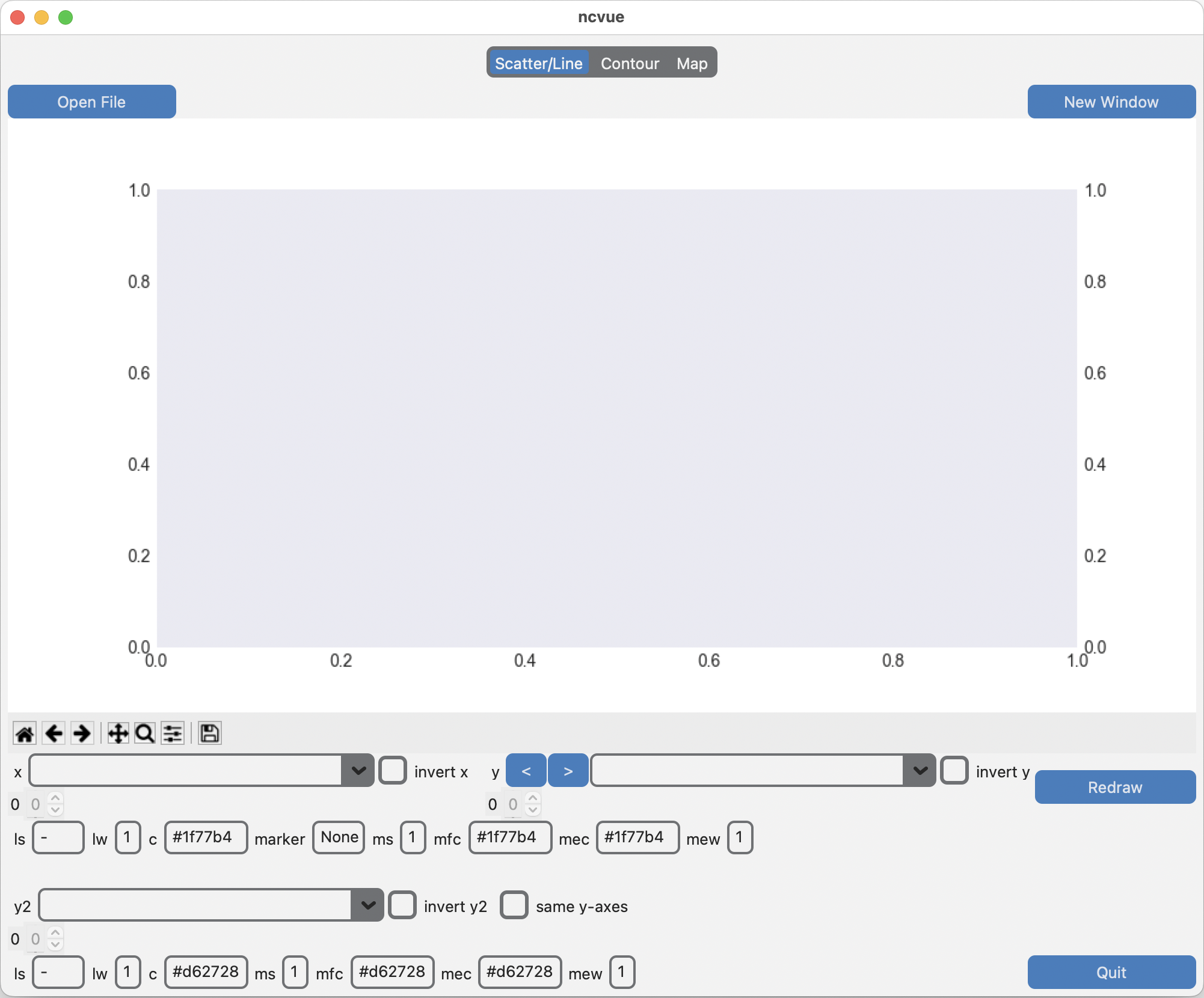 ncvue layout with CustomTkinter