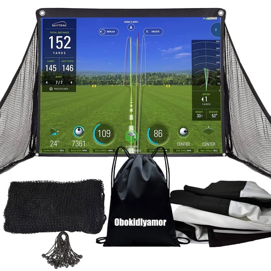 obokidlyamor-golf-simulator-impact-screens-installed-on-golf-hitting-net-frame-sim-ball-simulator-im-1