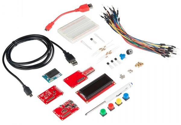 Inventor's Kit for Intel Edison components