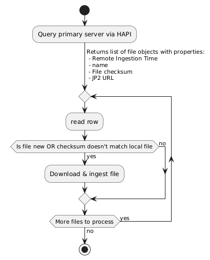 Diagram of the mirror process