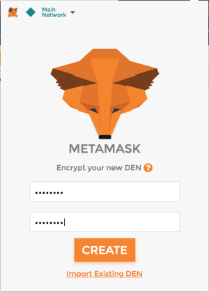 MetaMask password prompt