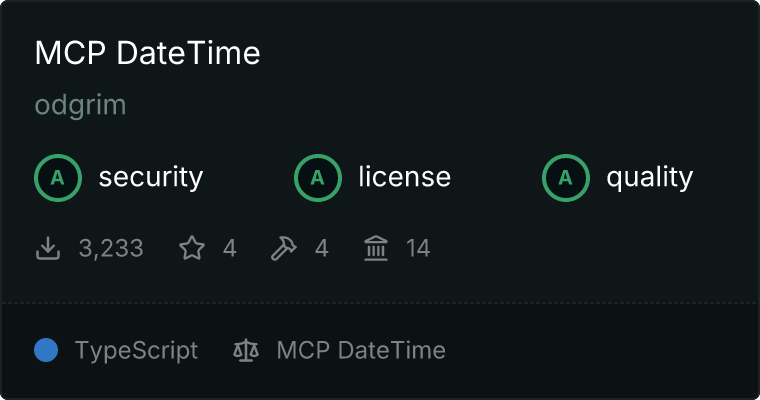 DateTime MCP server
