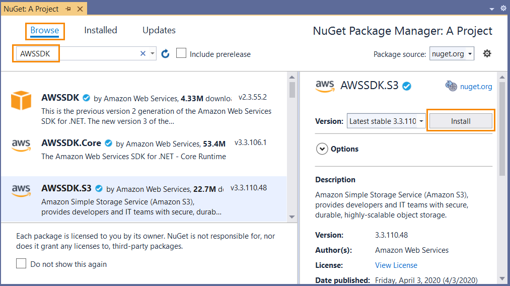 Nuget Package Manager