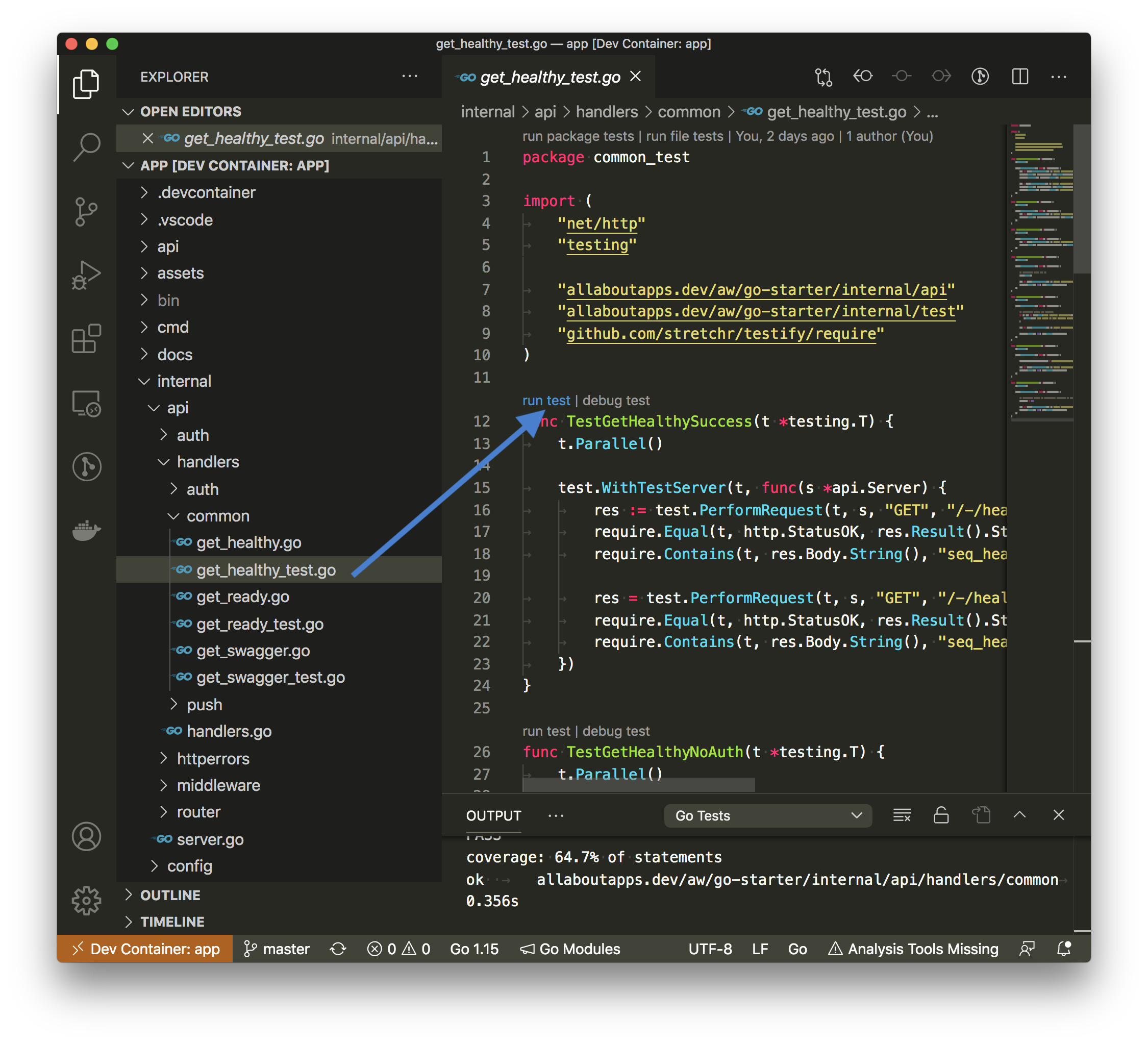 vscode devcontainer