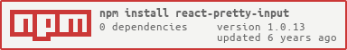 react-pretty-input