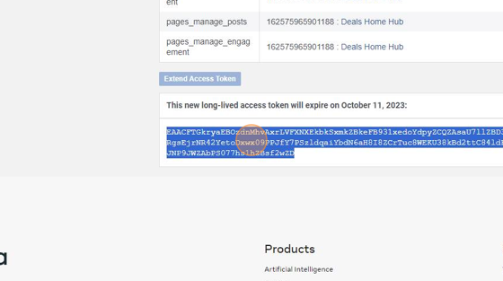 Extend Access Token