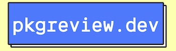 Review us on pkgreview.dev