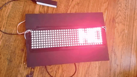 LED scroller